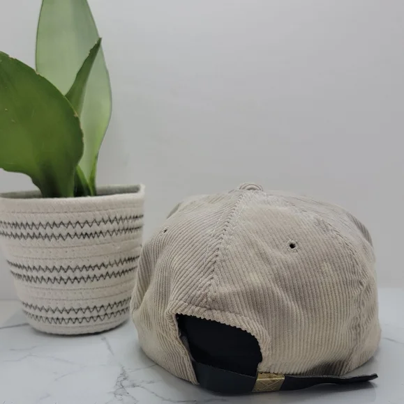 American Vintage | USA Olympics grey distressed corduroy adjustable hat | unisex - Picture 9 of 9